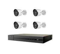 HIKVISION - KIT DI VIDEOSORVEGLIANZA COLOR VU 4 TELECAMERE 4 MPX, NVR 1 TB