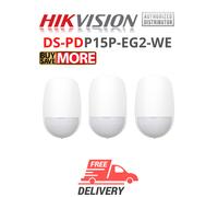 Hikvision KIT DS-PDP15P-EG2-WE Rilevatore PIR Wireless fino a 30KG ottica per...