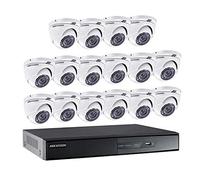 Hikvision - Kit vidéo surveillance Turbo HD 16 caméras dôme