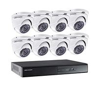 Hikvision - Kit vidéo surveillance Turbo HD 8 caméras dôme