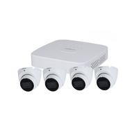HIKVISION Kit videosorveglianza XVR 8 canali + 4 videocamere KITSERIE1DOME