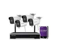 Hikvision NK44W0H-1T(WD)(D)/EU kit di videosorveglianza Con cavo e senza 4 canali [NK44W0H-1T(WD)]
