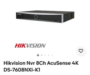 Hikvision Nvr 8Ch AcuSense 4K DS-7608NXI-K1