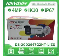 Hikvision Originale DS-2CD2647G2HT-LIZS Telecamera di rete bullet da 4 MP Telecamera IP di sorveglianza Smart ColorVu Motorizza varifocale