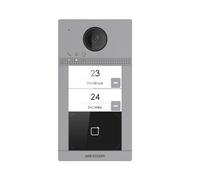 Hikvision Posto Esterno Videocitofono 2 Pulsanti PoE con Lettore Tessere Wi-fi -