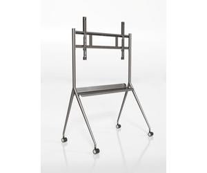 Hikvision Supporto con ruote per schermo interattivo da 55"/65"/75" MAX 85 kg. / Grigio Argento 321200047 (ds-d5abky2-s)