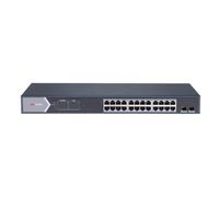 301801428 HIKVISION SWITCH 24 PORT GIGABIT UNMANAGED POE SWITCH 2 GIGABIT SFP UP
