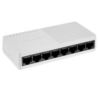HIKVISION SWITCH 8 PORTE GIGABIT PLASTICO, L2, UNMANAGED, RJ45 PORTS, DESKTOP PL