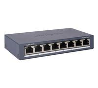 HIKVISION SWITCH 8 PORTE GIGABIT RJ45 PORTS, DESKTOP STEEL CASE UNMANAGED SWITCH