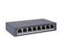 HIKVISION SWITCH 8 PORTE GIGABIT RJ45 PORTS, DESKTOP STEEL CASE UNMANAGED SWITCH NEW