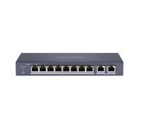 Hikvision Switch DS-3E0310P-E/M. Value Series 10 porte unmanaged 8 Mbps PoE 60W + 2 uplink Gbps