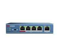 HIKVISION Switch Ethernet Blu PoE DS-3E0105P-E/M 5 Porte 30W