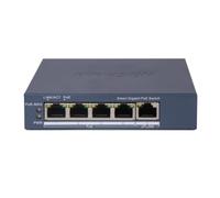 HIKVISION SWITCH L2, SMART MANAGED, 4 GIGABIT RJ45 POE PORTS, 1 GIGABIT RJ45 POR