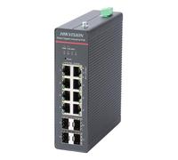 HIKVISION SWITCH INDUSTRIALE SMART MANAGED GIGABIT HI-POE 8 PORTS
