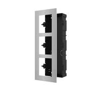 Hikvision Telaio Flush Postazione Modulare Intercom Acciaio Inox DS-KD-ACF3/S
