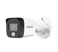 Hikvision - Telecamera bullet 4in1 Value Range - CMOS ad alte prestazioni da 2MP - Obiettivo da 2,8 mm | Portata IR 30 m - Audio tramite cavo coassiale | Microfono incorporato - Impermeabile IP67