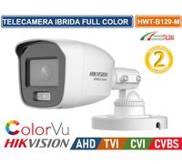 HIKVISION TELECAMERA IBRIDA BULLET COLORVU AHD TVI CVI CVBS 2MP VISIONE A COLORI
