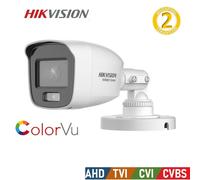 HIKVISION TELECAMERA IBRIDA BULLET COLORVU AHD TVI CVI CVBS 2MP VISIONE COLORI