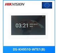HIKVISION versione internazionale Monitor da interno DS-KH9510-WTE1(B) da 10 pollici, POE 802.3af, app Hik-connect, WiFi, videocitofono