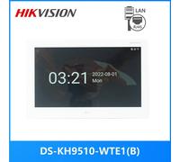 HIKVISION versione internazionale Monitor da interno DS-KH9510-WTE1(B) da 10 pollici, POE 802.3af, app Hik-connect, WiFi, videocitofono