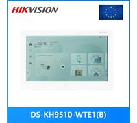 HIKVISION versione internazionale Monitor da interno DS-KH9510-WTE1(B) da 10 pollici, POE 802.3af, app Hik-connect, WiFi, videocitofono