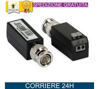 Hikvision Video Balun Passivi 1 Coppia - Trasmettitori CCTV Alta Qualità