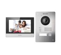 Hikvision Video Citofono 2 Fili Kit Completo Monofamiliare 7" Full HD Videocitofono Smart Montaggio a Superficie o a Incasso IP65 Sistema di Controllo degli Ingressi di Alta Qualità