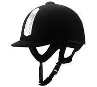 Hilai Casco da Equitazione, Cappello da Equitazione con Imbottitura Morbida e Traspirante con Cinturino Regolabile, Cappelli e Caschi da Anti-collisione di Sicurezza per Donna Uomo, 58 cm