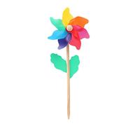 Hilai Girandola di plastica Arcobaleno Filatori di plastica Decorativi Mulino a Fiore Mulino a Giocattolo Decorazione del Giardino