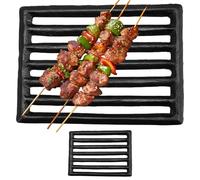 Hilai Griglia per Camino in ghisa, griglia per Fuoco 8, 5 x 6, 3, robuste Griglie per fuochi Aperti con Design a per stufe a Legna, combustione efficiente e Caduta di Cenere