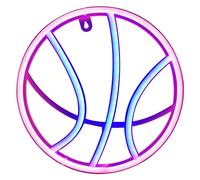 Hilai Luce al Neon da Basket Insegna al Neon da Basket a Parete Luce a LED Lampada da Notte Doppia Alimentazione Decorazione della Stanza per la Camera da Letto del Bar Club, Senza Batteria