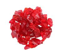 Hiland AZ Patio Heaters RGLASS-Red Pit Fire Glass i n, Extreme Tempature Rating, Buono per propano o Gas Naturale, 4,5 kg, 4,5 kg