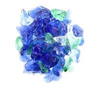 Hiland RGLASS-PB Pit Fire Glass i n Pacific Blend, Extreme Tempature Rating, Buono per propano o Gas Naturale, 4,5 kg, 4,5 kg