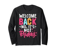 Hilarious Back to School Humor for Students and Teachers Maglia a Manica