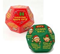 Hilarious Exchange Party Game Dice, Hilarious Christmas Party Dice Game, Gift Exchange Dice's For Family Friends Holiday Partys Supplies (Red*1pcs+Green*1pcs)