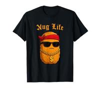 Hilarious Nug Life Chicken Nugget Meme Funny Junk Food Maglietta