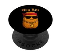 Hilarious Nug Life Chicken Nugget Meme Funny Junk Food PopSockets PopGrip Adesivo