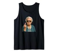 Hilarious Sarcastic Grandma Middle Finger Woman Retirement Canotta