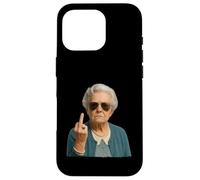 Hilarious Sarcastic Grandma Middle Finger Woman Retirement Custodia per iPhone 16 Pro