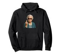 Hilarious Sarcastic Grandma Middle Finger Woman Retirement Felpa con Cappuccio