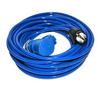 Hilark - Prolunga elettrica H07BQ-F 3g2,5 mm (3 x 2,5 mm), spina industriale CEE a 3 pin, adattatore per campeggio, auto, barche, cantieri (10 metri, blu)