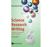 Hilary Glasman- Science Research Writing: For Native And Non- (Copertina rigida)