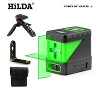 HILDA 2 linee livello Laser autolivellante raggi verdi Laser orizzontale e verticale Cross-line Set 1