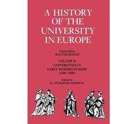 A History of the University in Europe - Ridder-Symoens - Cambridge, 2008