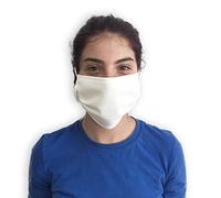 Hilding Sweden - Maschera per naso modello 12, misto cotone e poliestere, lavabile, set da 10 pezzi, colore: Bianco