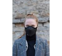 Hilding Sweden - Maschera per naso modello 8, lavabile, 10 pezzi, colore: nero