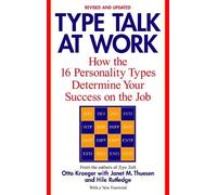 Hile Rutledge Otto Kroeger Janet M. Thues Type Talk at Work (Revise (Tascabile)