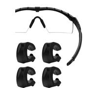 HILEEN Kit di ricambio in gomma clip per Oakley Si M Frame 2.0 | Si M Frame 3.0 OO9146 | Si Ballistic M Frame 2.0 | Industrial M Frame 2.0 | Occhiali da sole M Frame 2.0 Strike 4 Pezzi