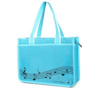 HilerPunk Borsa a tracolla per la musica, Borsa a mano in nylon impermeabile di alta qualità per donna, Borsa per lo shopping con cerniera di alta qualità, Borsa per la musica con programma, m