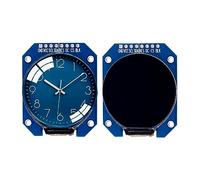 HiLetgo 1.28" TFT LCD Display Module 1.28 Inch GC9A01 240 * 240 RGB IPS LCD Display Screen Module DC3.3V 4 Wire SPI Interface (Round PCB/Square PCB/Red PCB with SD Card Slot Optional)